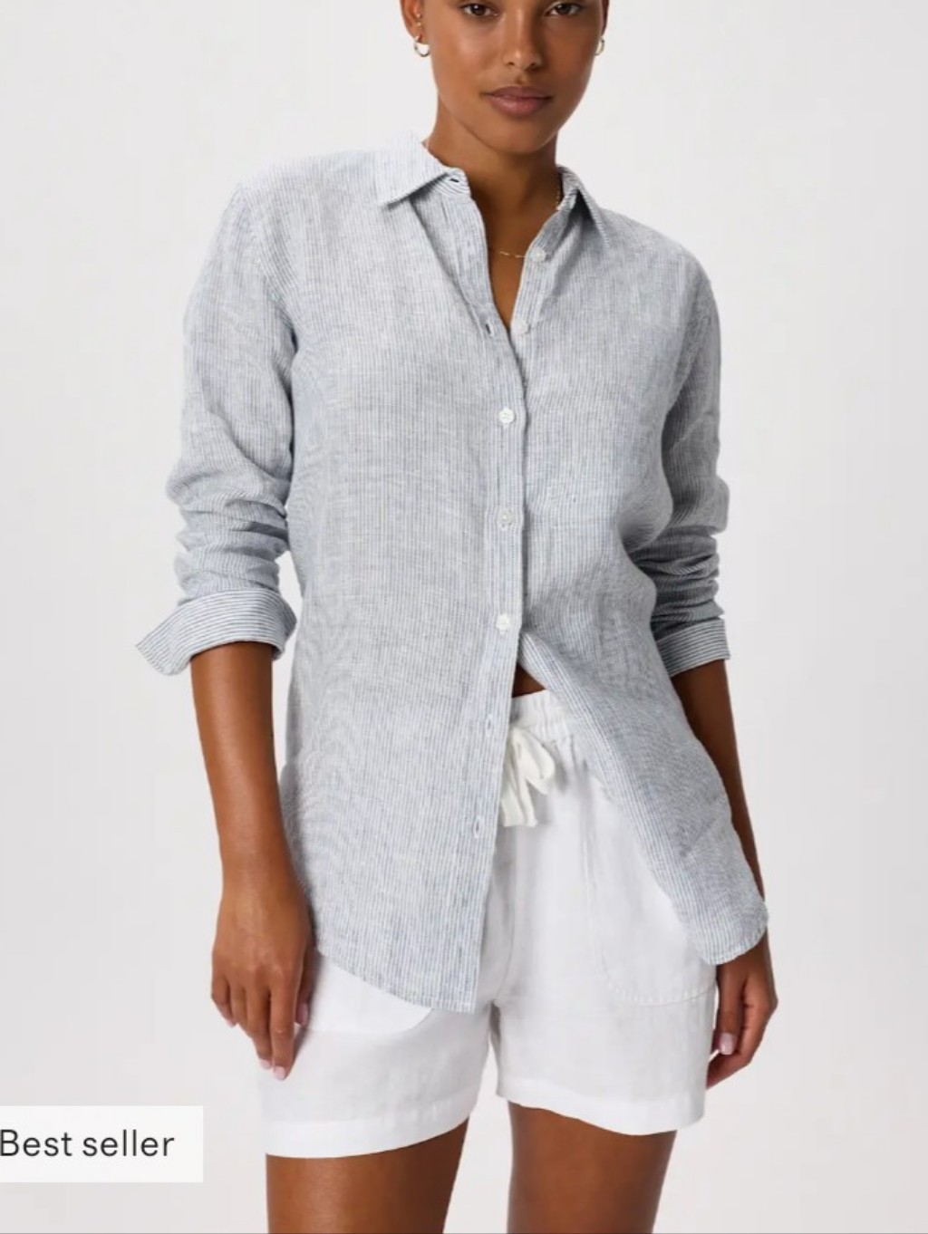 Quince 100% European Linen Long Sleeve Shirt
